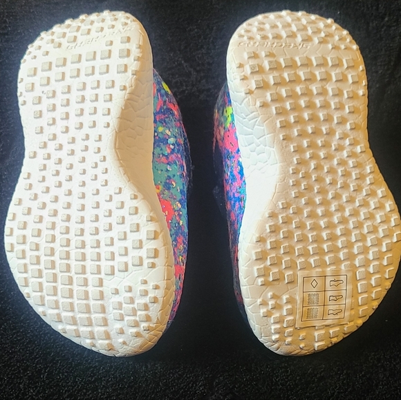 Skechers Kids' Multi-Color Sparkle Sneakers - Picture 3 of 5